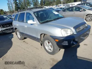 2002 Hyundai Santa Fe GLS with VIN KM8SC73D52U303824, listed as a IAAI auction lot 41442083 with 171,048 mi miles. Bid and sale history available at carsss.com. Image 1.