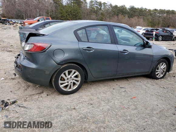 2012 Mazda 3 i Touring with VIN JM1BL1V83C1639427, listed as a Copart auction lot 42655725 with 161,473 mi miles and Salvage Title. Bid and sale history available at carsss.com. Image 3.