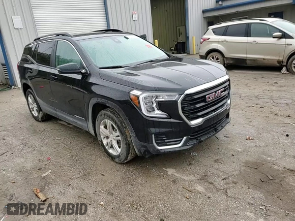 2024 GMC Terrain SLE with VIN 3GKALMEGXRL278935, listed as a Copart auction lot 52300805 with 11,200 mi miles and Salvage title. Bid and sale history available at DreamBid. Image 12.