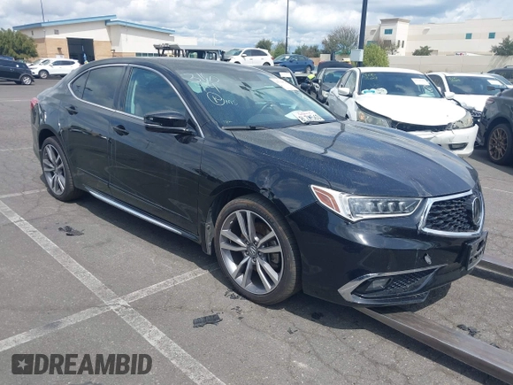 2019 Acura TLX w/Advance Pkg with VIN 19UUB3F85KA005610, listed as a IAAI auction lot 41700878 with 66,254 mi miles. Bid and sale history available at carsss.com. Image 1.