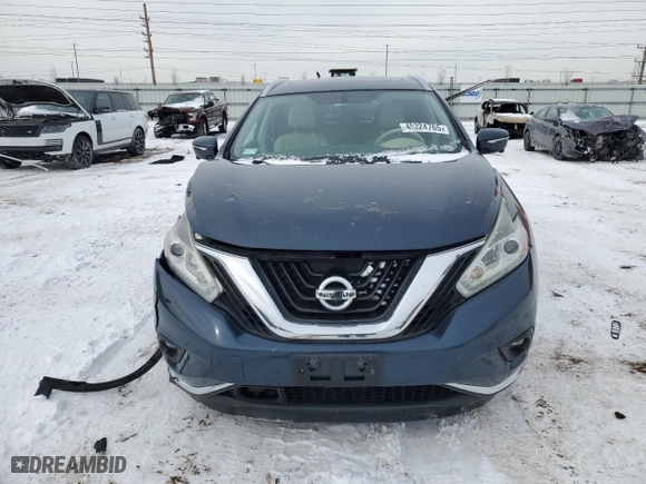 2015 Nissan Murano Platinum with VIN 5N1AZ2MH9FN232819, listed as a Copart auction lot 46922865 with 88,916 mi miles and Salvage Title. Bid and sale history available at carsss.com. Image 5.