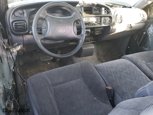 1998 Dodge Ram 1500 with VIN 3B7HC13Z7WG204938, listed as a Copart auction lot 89217965 with 279,668 mi miles and Salvage Title. Bid and sale history available at carsss.com. Image 8.