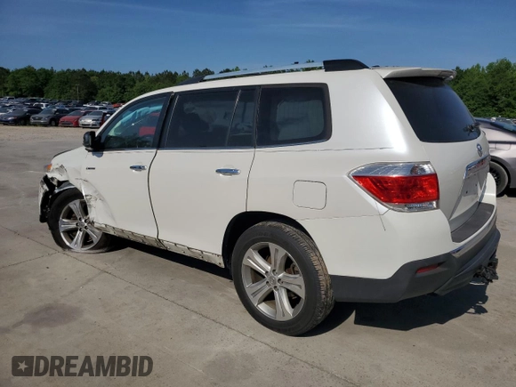 2012 Toyota Highlander Limited with VIN 5TDDK3EH4CS157298, listed as a Copart auction lot 55071475 with 169,477 mi miles and Salvage title. Bid and sale history available at DreamBid. Image 2.