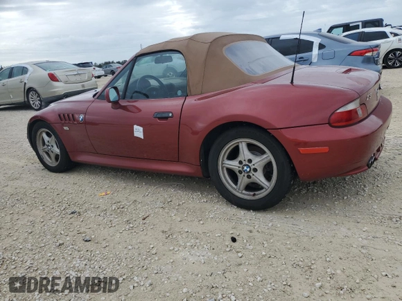 2000 BMW Z3 2.5 z VIN 4USCH9349YLG04632, wystawiony jako Copart lot #75796274 z przebiegiem Nie podano mil oraz Szkody całkowita. Historia ofert i sprzedaży dostępna na DreamBid. Obrazek 2.