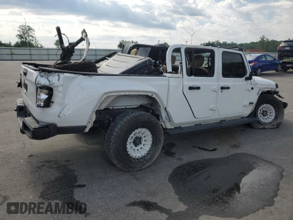 2020 Jeep Gladiator Sport S with VIN 1C6HJTAG5LL109304, listed as a Copart auction lot 55290145 with 83,771 mi miles and Salvage title. Bid and sale history available at DreamBid. Image 3.