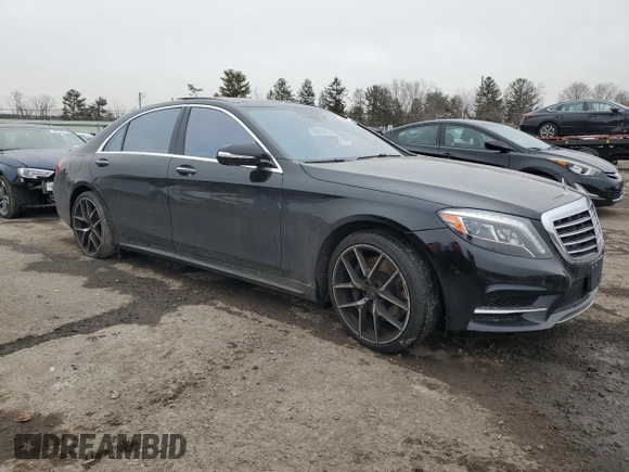 2014 Mercedes-Benz S S 550 with VIN WDDUG8CBXEA057824, listed as a Copart auction lot 44979535 with Not Provided miles and Salvage Title. Bid and sale history available at carsss.com. Image 4.