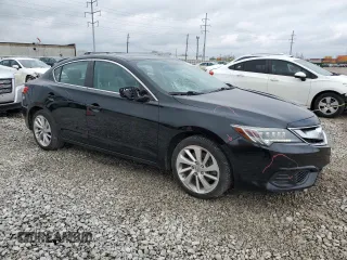 2017 Acura ILX w/Premium Pkg with VIN 19UDE2F77HA011281, listed as a Copart auction lot 52437325 with 57,155 mi miles and Salvage Title. Bid and sale history available at carsss.com. Image 4.