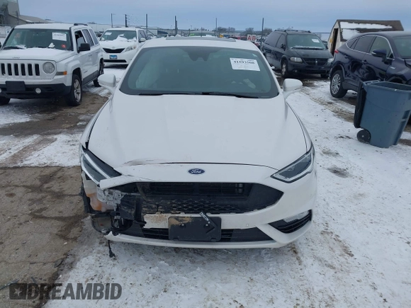 2017 Ford Fusion Sport with VIN 3FA6P0VP0HR246768, listed as a IAAI auction lot 41593508 with 95,027 mi miles. Bid and sale history available at carsss.com. Image 12.