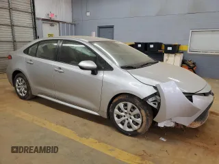 2022 Toyota Corolla LE with VIN JTDEPMAE6NJ204273, listed as a Copart auction lot 46590455 with 70,088 mi miles and Salvage Title. Bid and sale history available at DreamBid. Image 4.
