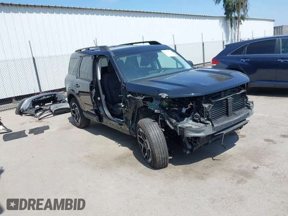 2024 Ford Bronco Sport Big Bend with VIN 3FMCR9B6XRRE78024, listed as a IAAI auction lot 42349328 with 11,246 mi miles and . Bid and sale history available at DreamBid. Image 1.