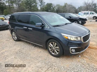 2016 Kia Sedona SX-L with VIN KNDME5C12G6118059, listed as a Copart auction lot 47723945 with 177,391 mi miles and Salvage Title. Bid and sale history available at carsss.com. Image 4.