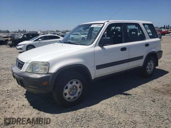 2001 Honda CR-V LX with VIN JHLRD18471C002789, listed as a Copart auction lot 57773994 with 192,612 mi miles and Salvage Title. Bid and sale history available at carsss.com. Image 1.
