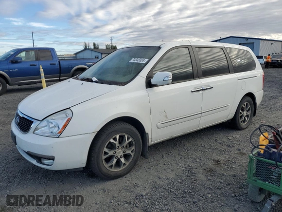 2014 Kia Sedona EX with VIN KNDMH4C72E6579104, listed as a Copart auction lot 73343324 with 163,997 mi miles and Clean Title. Bid and sale history available at carsss.com. Image 1.