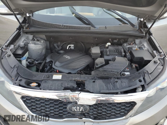 2012 Kia Sorento LX with VIN 5XYKTCA69CG256544, listed as a Copart auction lot 85510044 with 167,395 mi miles and Salvage Title. Bid and sale history available at DreamBid. Image 13.