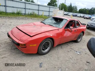 1984 Porsche 944 with VIN WP0AA0945EN454696, listed as a Copart auction lot 61697004 with 66,607 mi miles and Clean Title. Bid and sale history available at carsss.com. Image 1.