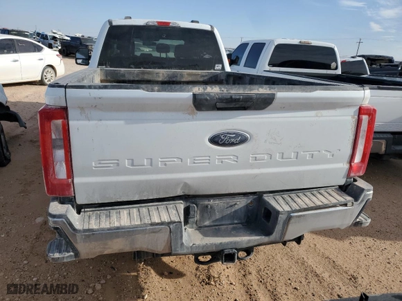 2023 Ford Super Duty F-250 SRW XL with VIN 1FT7W2BN4PEC43762, listed as a Copart auction lot 43008905 with 43,835 mi miles and Salvage Title. Bid and sale history available at carsss.com. Image 6.