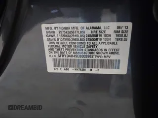 2014 Acura MDX Technology with VIN 5FRYD4H49EB003962, listed as a IAAI auction lot 41087499 with 164,204 mi miles and . Bid and sale history available at DreamBid. Image 9.
