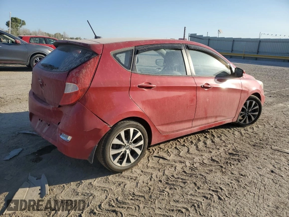 2015 Hyundai Accent Sport with VIN KMHCU5AE5FU233118, listed as a Copart auction lot 76130524 with 150,019 mi miles and Salvage Title. Bid and sale history available at carsss.com. Image 3.
