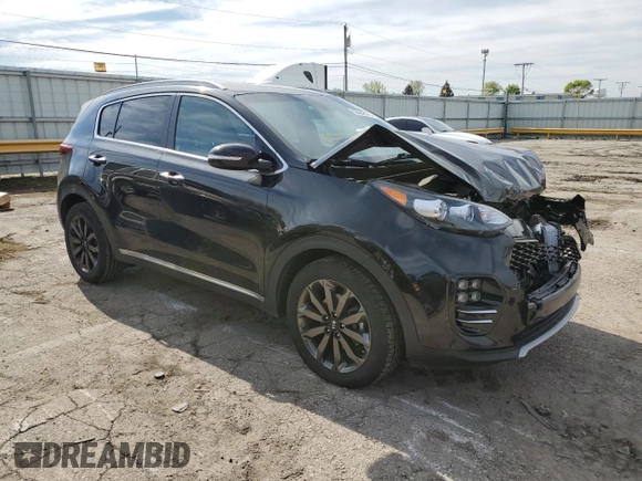 2018 Kia Sportage EX with VIN KNDPN3AC9J7398389, listed as a Copart auction lot 55902125 with 154,786 mi miles and Salvage title. Bid and sale history available at DreamBid. Image 4.