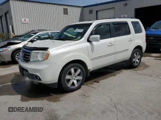 2013 Honda Pilot Touring with VIN 5FNYF3H90DB023498, listed as a Copart auction lot 60017465 with 143,766 mi miles and Salvage title. Bid and sale history available at DreamBid. Image 1.