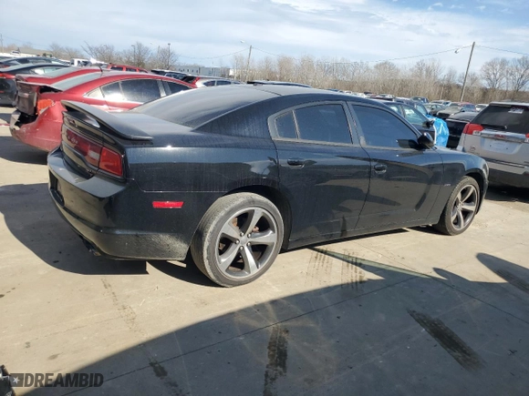 2013 Dodge Charger RT Max with VIN 2C3CDXCT0DH725958, listed as a Copart auction lot 46668985 with 182,107 mi miles and Salvage Title. Bid and sale history available at carsss.com. Image 3.