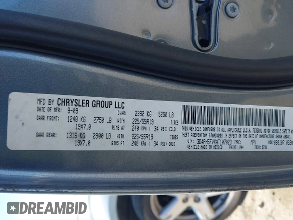 2010 Dodge Journey SXT with VIN 3D4PH5FVXAT107023, listed as a IAAI auction lot 41747572 with 165,568 mi miles and . Bid and sale history available at DreamBid. Image 9.