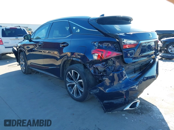 2018 Lexus RX with VIN 2T2ZZMCA1JC102452, listed as a IAAI auction lot 41598215 with 80,161 mi miles. Bid and sale history available at carsss.com. Image 3.