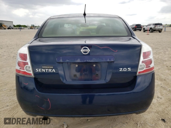 2007 Nissan Sentra 2.0 with VIN 3N1AB61E17L631061, listed as a Copart auction lot 53883825 with 188,738 mi miles and Salvage Title. Bid and sale history available at DreamBid. Image 6.