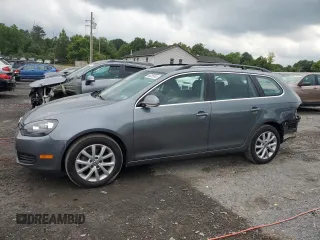 2012 Volkswagen Jetta SportWagen SE with VIN 3VWPP7AJ7CM620062, listed as a Copart auction lot 64035344 with 162,555 mi miles and Salvage Title. Bid and sale history available at carsss.com. Image 1.