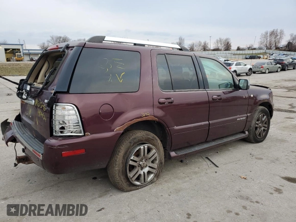2007 Mercury Mountaineer Premier with VIN 4M2EU48E37UJ04416, listed as a Copart auction lot 85768094 with 205,003 mi miles and Salvage Title. Bid and sale history available at carsss.com. Image 3.