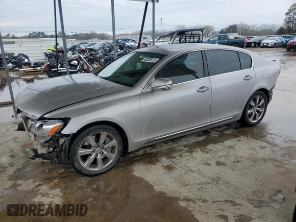 2009 Lexus GS 350 with VIN JTHBE96SX90044512, listed as a Copart auction lot 42225175 with 186,833 mi miles and Salvage Title. Bid and sale history available at carsss.com. Image 1.