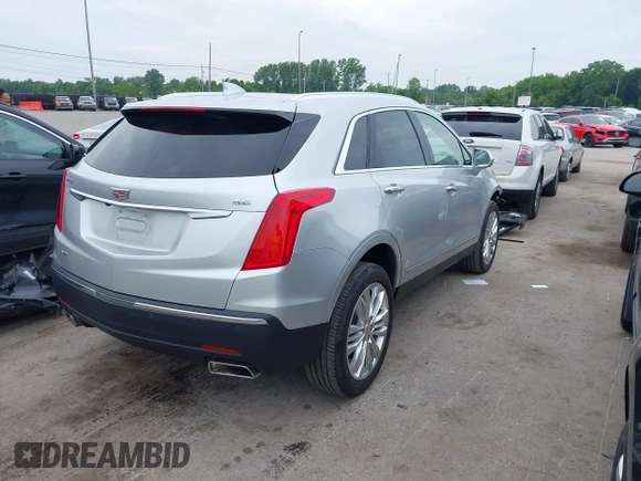 2019 Cadillac XT5 Premium Luxury AWD with VIN 1GYKNFRS6KZ245024, listed as a IAAI auction lot 42490970 with 54,917 mi miles and . Bid and sale history available at DreamBid. Image 4.