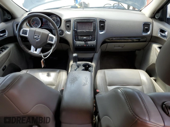 2013 Dodge Durango Crew with VIN 1C4SDHDT3DC679153, listed as a Copart auction lot 54472645 with 167,068 mi miles and Salvage Title. Bid and sale history available at DreamBid. Image 8.