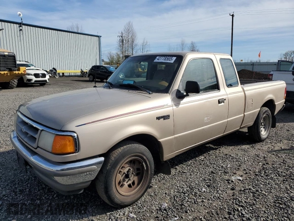 1996 Ford Ranger XL with VIN 1FTCR14U7TPB29855, listed as a Copart auction lot 42778565 with 215,754 mi miles and Salvage Title. Bid and sale history available at carsss.com. Image 1.