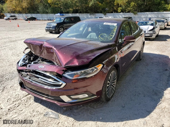 2017 Ford Fusion Energi Titanium with VIN 3FA6P0SU2HR253960, listed as a Copart auction lot 64313662 with 148,424 mi miles. Bid and sale history available at carsss.com. Image 2.