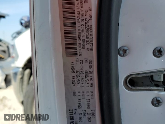 2017 Ram 2500 Tradesman with VIN 3C6UR4CJ0HG587687, listed as a Copart auction lot 44977975 with 299,936 mi miles and Clean title. Bid and sale history available at DreamBid. Image 12.