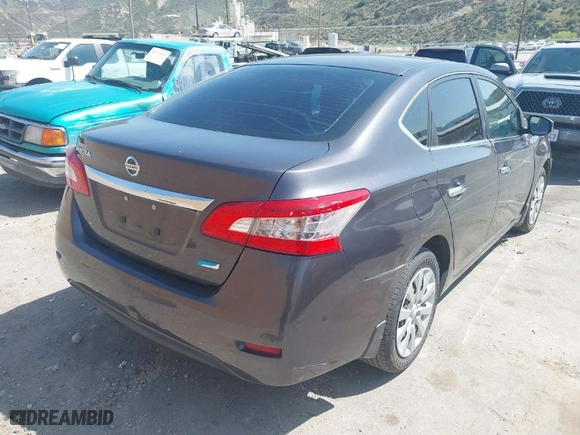 2014 Nissan Sentra S with VIN 3N1AB7AP1EL614328, listed as a IAAI auction lot 41989790 with 86,599 mi miles. Bid and sale history available at carsss.com. Image 4.