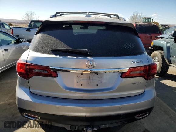 2014 Acura MDX Advance with VIN 5FRYD4H86EB006806, listed as a Copart auction lot 45512645 with Not Provided miles and Salvage Title. Bid and sale history available at DreamBid. Image 6.