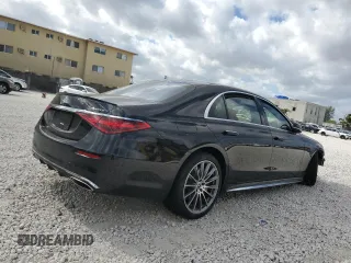 2024 Mercedes-Benz S 580e with VIN W1K6G6KB3RA264513, listed as a Copart auction lot 41341515 with 4,314 mi miles and Non Repairable. Bid and sale history available at DreamBid. Image 3.
