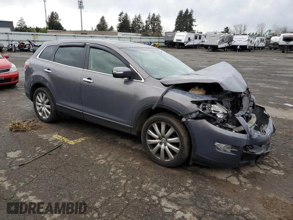 2008 Mazda CX-9 Grand Touring with VIN JM3TB38A180132113, listed as a Copart auction lot 86023004 with 0 mi miles and Salvage Title. Bid and sale history available at carsss.com. Image 4.