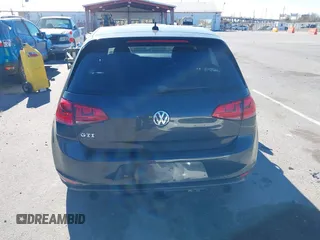 2016 Volkswagen Golf GTI SE with VIN 3VW5T7AUXGM038945, listed as a IAAI auction lot 41752353 with 125,253 mi miles. Bid and sale history available at carsss.com. Image 16.