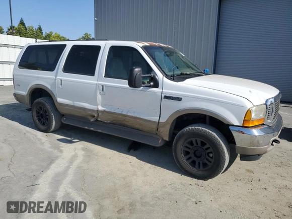 2000 Ford Excursion Limited с VIN 1FMNU43SXYED53743, выставлен на аукционе Copart как лот 59313845 с пробегом 391 409 миль миль и Списание • Salvage title. История ставок и продаж доступна на DreamBid. Изображение 4.