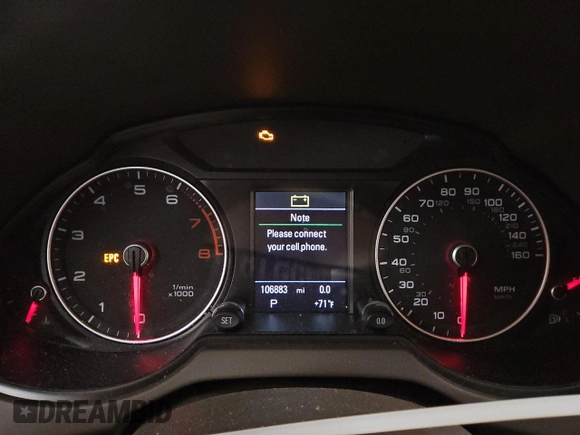 2016 Audi Q5 Premium Plus with VIN WA1L2AFP4GA128547, listed as a Copart auction lot 55181645 with 106,883 mi miles and Clean title. Bid and sale history available at DreamBid. Image 9.