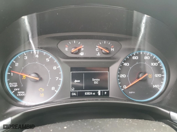 2019 Chevrolet Equinox LS with VIN 2GNAXSEV9K6298985, listed as a Copart auction lot 53179375 with 63,824 mi miles and Salvage Title. Bid and sale history available at carsss.com. Image 9.