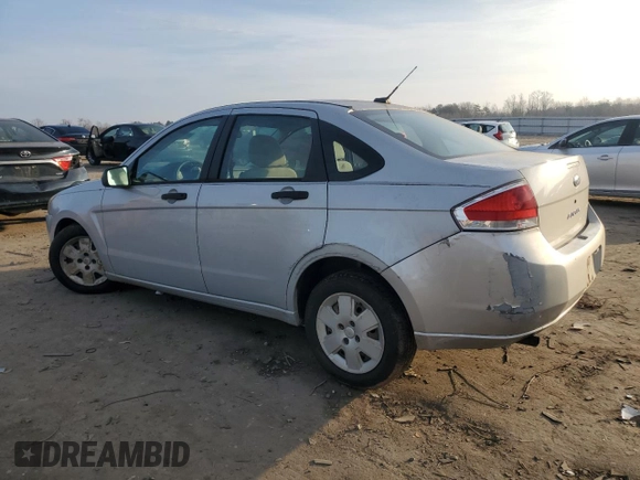 2008 Ford Focus S with VIN 1FAHP34N08W172047, listed as a Copart auction lot 86570964 with 116,279 mi miles and Salvage Title. Bid and sale history available at carsss.com. Image 2.