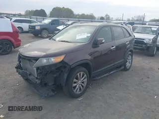 2011 Kia Sorento LX with VIN 5XYKT4A2XBG113507, listed as a IAAI auction lot 41912423 with 1 mi miles. Bid and sale history available at carsss.com. Image 2.