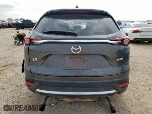 2018 Mazda CX-9 Signature with VIN JM3TCBEY3J0212172, listed as a Copart auction lot 57100485 with 95,353 mi miles and Salvage title. Bid and sale history available at DreamBid. Image 6.