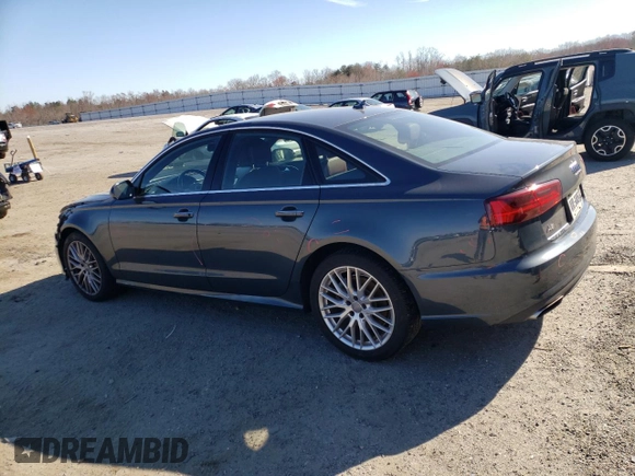2016 Audi A6 2.0T Premium Plus with VIN WAUGFAFC2GN044967, listed as a Copart auction lot 43932723 with 57,871 mi miles. Bid and sale history available at carsss.com. Image 2.