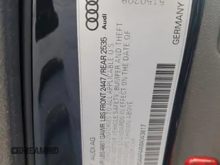 2021 Audi A4 S line Premium with VIN WAUDAAF44MA043817, listed as a Copart auction lot 83468064 with 29,218 mi miles and Clean Title. Bid and sale history available at DreamBid. Image 13.