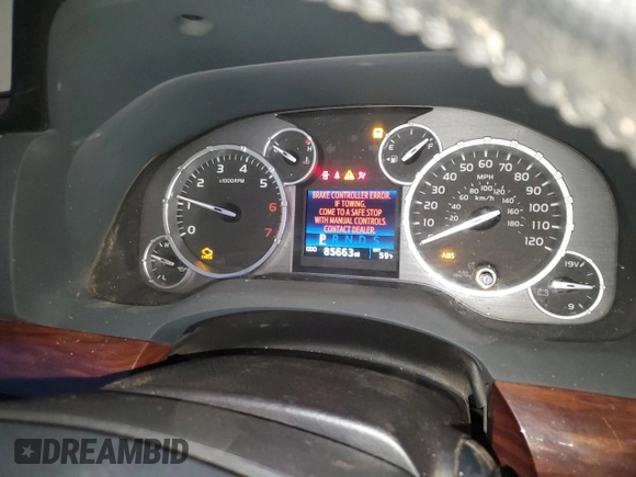 2016 Toyota Tundra 4WD Truck LTD with VIN 5TFHY5F13GX569239, listed as a Copart auction lot 83671394 with 85,663 mi miles and Salvage Title. Bid and sale history available at carsss.com. Image 9.